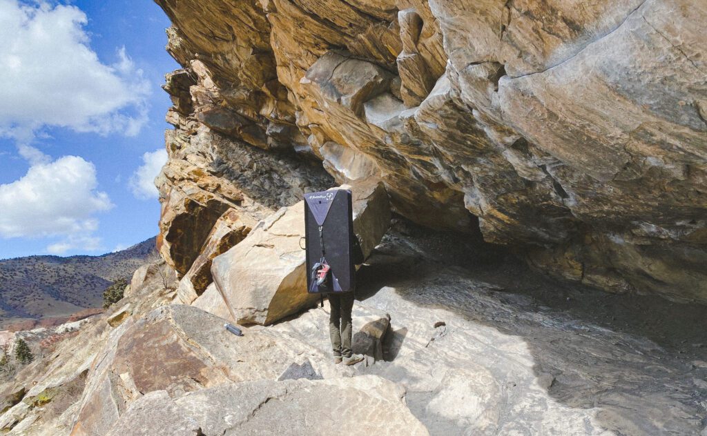 Rock Climbing in Morrison, CO at Morrison Boulders Black Hole bouldering, Morrison, Colorado