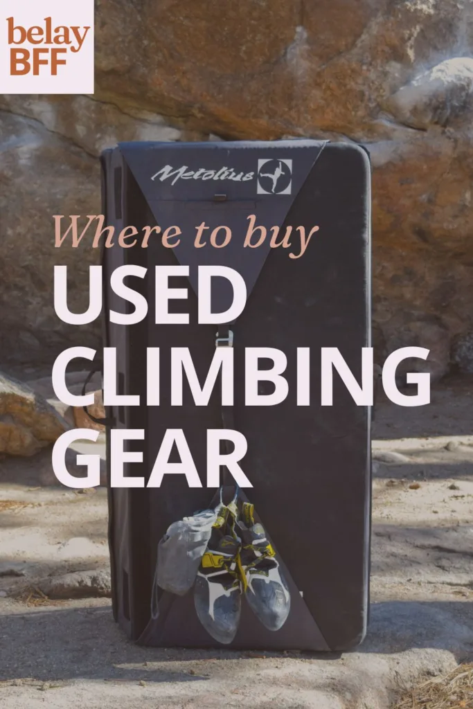 Where to buy used climbing gear, belayBFF