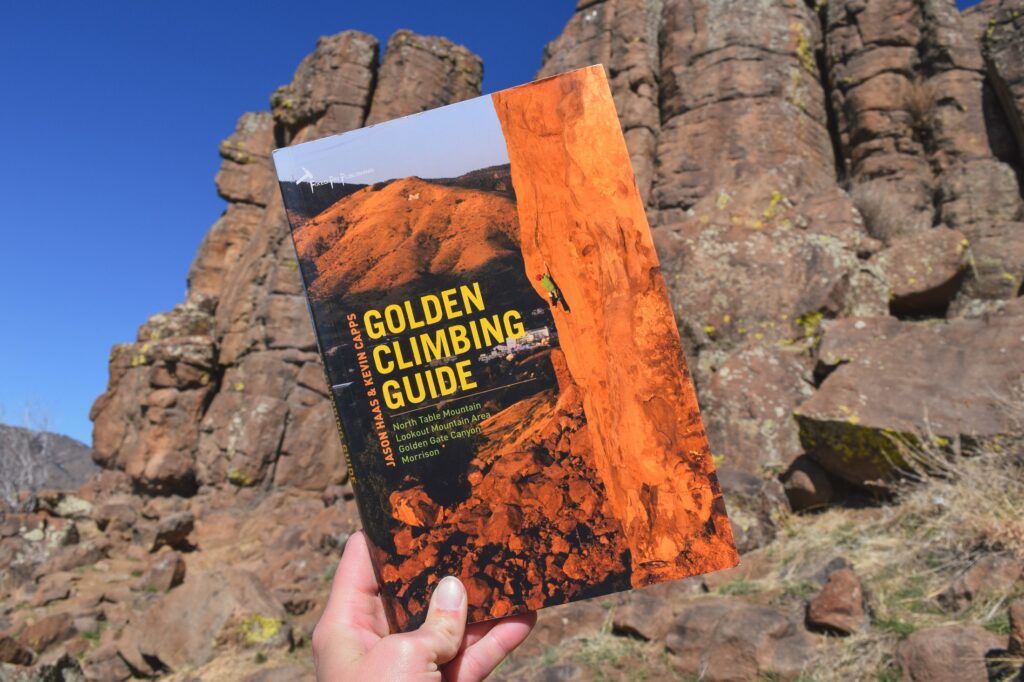Golden climbing guide - used climbing gear, climbing guidebook